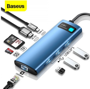 Baseus Metal Gleam Series 8-in-1 USB-C