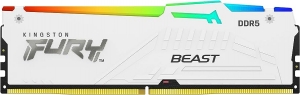 16GB DDR5 6400MHz Kingston FURY Beast White RGB EXPO