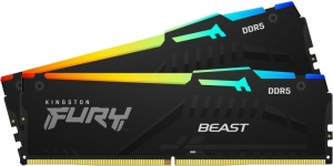 32GB DDR5 5600MHz Kingston FURY Beast RGB EXPO Kit of 2*16GB