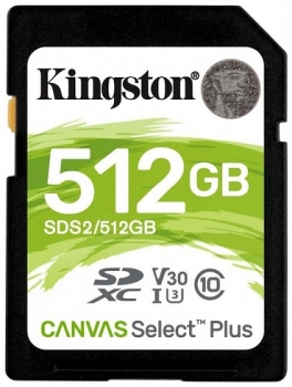 512GB Kingston Canvas Select Plus