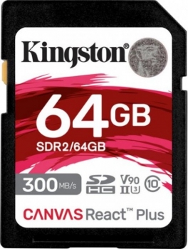 64GB Kingston Canvas React Plus