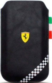 Чехол для iPhone 4/4S Ferrari Scuderia Formula 1 Medium Black (FEFOSLMB)