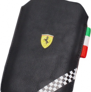 Чехол для iPhone 4/4S Ferrari Scuderia Formula 1 Medium Black (FEFOSLMB)