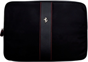 Футляр Ferrari Metal Logo для ноутбука 11' Black (FECOSV3B)