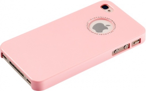 Чехол RGBmix для iPhone 4/4S Diamond Crystal Pink
