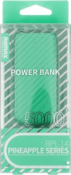 Remax Pineapple Power Bank 5000mAh Green