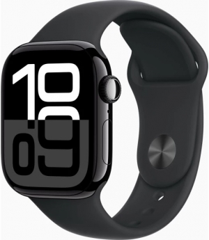 Apple Watch 10 42mm Jet Black Sport Band S/M