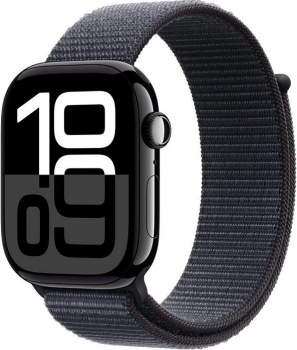 Apple Watch 10 46mm Jet Black Sport Loop