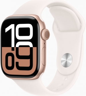 Apple Watch 10 46mm Rose Gold Sport Band M/L