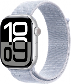 Apple Watch 10 Silver Sport Loop 46mm