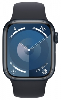 Apple Watch 9 41mm Midnight Sport Band S/M