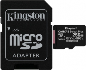 Kingston Canvas Select Plus 256GB + SD Adapter