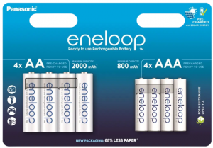 Panasonic Eneloop BK-3MCDE+4MCDE/8CP