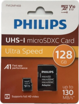 Philips 128GB MicroSD Card + Adapter