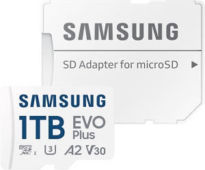 Samsung EVO Plus 1TB MicroSD Card + SD Adapter