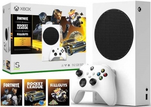 Xbox Series S 512Gb White + Fortnite & Rocket League & FallGuys